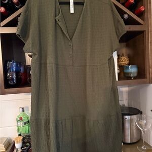 Madewell Olive Mini Dress